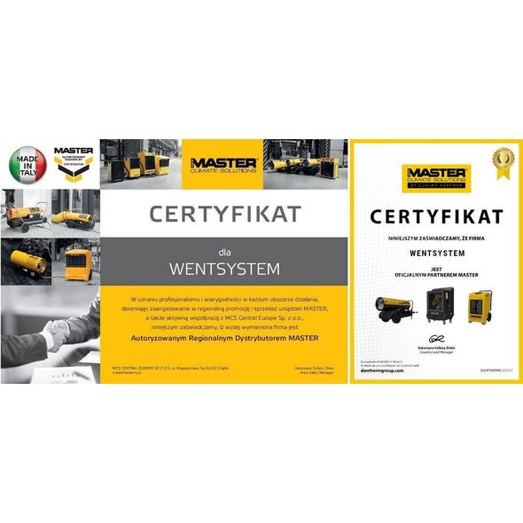 Master MASTER PROFESIONALNY OSUSZACZ POWIETRZA DHP 65 56L/24h PLASTIKOWA OBUDOWA 4140.587