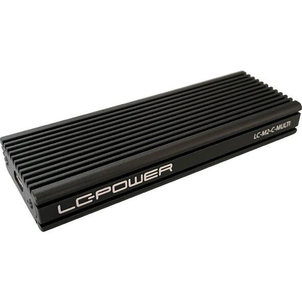 Kieszeń LC-Power USB-C 3.2 Gen 2 - M.2 NVMe/SATA SSD (LC-M2-C-MULTI)