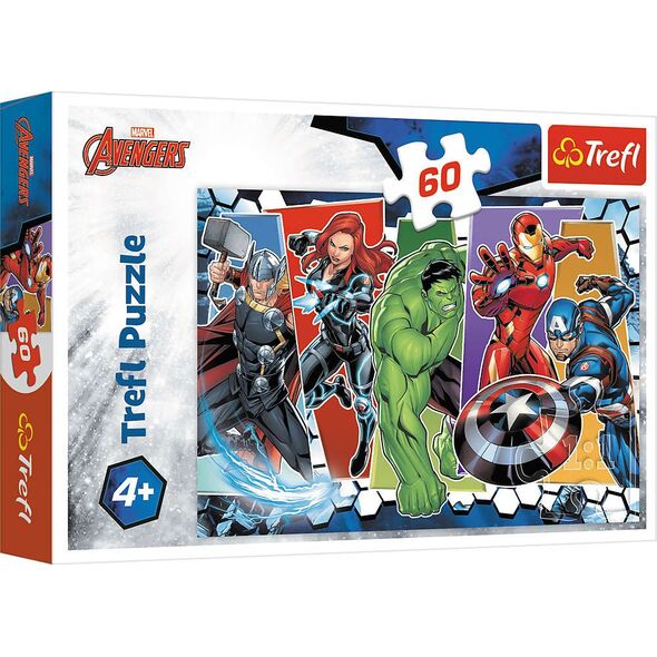 Trefl Puzzle Niezwyciężeni Avengersi Disney Marvel 60 el.
