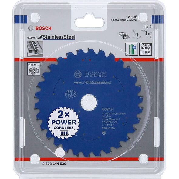 Bosch Bosch circular saw blade EfS 136x20x1.5 / 1.2x30T - 2608644530