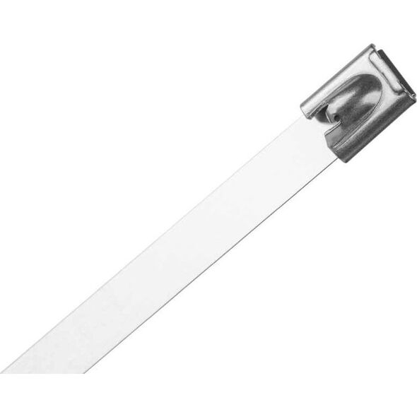 'Opaska zaciskowa stalowa 30cm. x 7.9mm 20szt | C3-4'