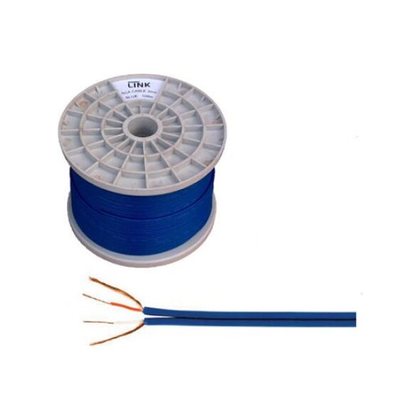 Kabel Kabel 2 x RCA-3mm niebieski AUDIO VIDEO CABLETECH 100m |