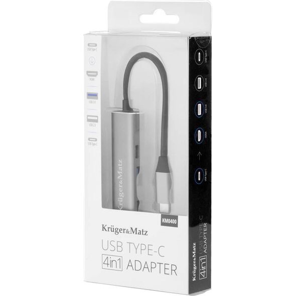 Stacja/replikator Kruger&Matz USB-C (LEC-KM0400)