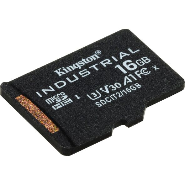 Karta Kingston Industrial MicroSDHC 16 GB Class 10 UHS-I/U3 A1 V30 (SDCIT2/16GBSP)