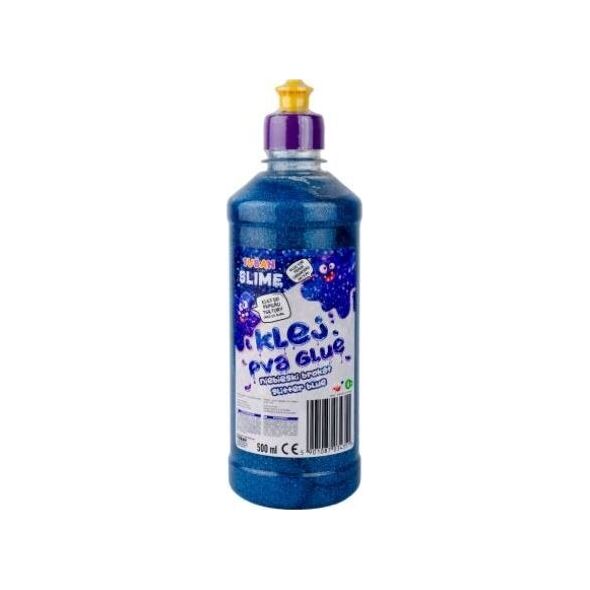 TUBAN Klej niebieski brokat 500 ml