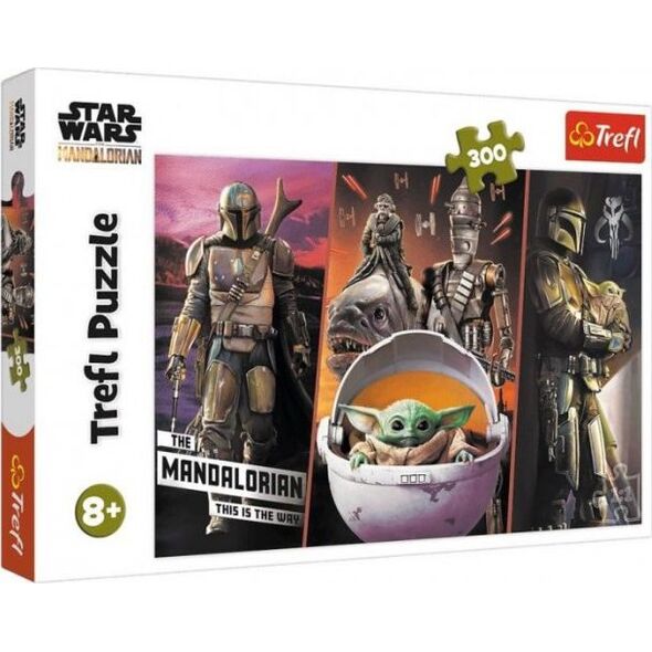Trefl Puzzle 300el Tajemniczy Baby Yoda. Star Wars The Mandalorian 23002 Trefl p8