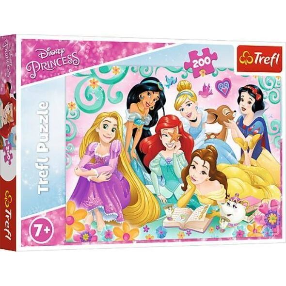 Trefl Puzzle 200el Radosny świat księżniczek. Disney Princess 13268 Trefl p12