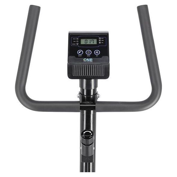 Rower stacjonarny One Fitness treningowy mechaniczny RW3011 czarno-biały