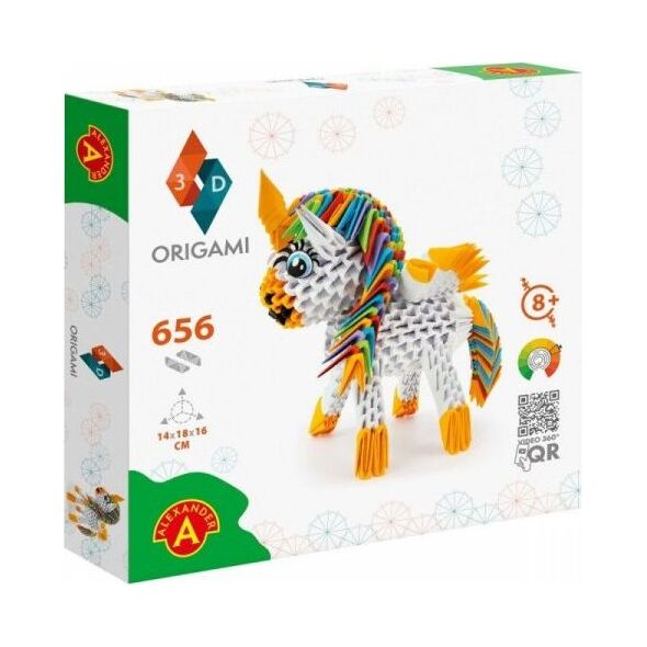 Alexander Origami 3D - Jednorożec ALEX