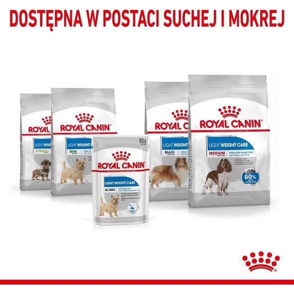 Royal Canin ROYAL CANIN CCN Light Weight Care 12x85g karma mokra - pasztet dla psów dorosłych z tendencją do nadwagi