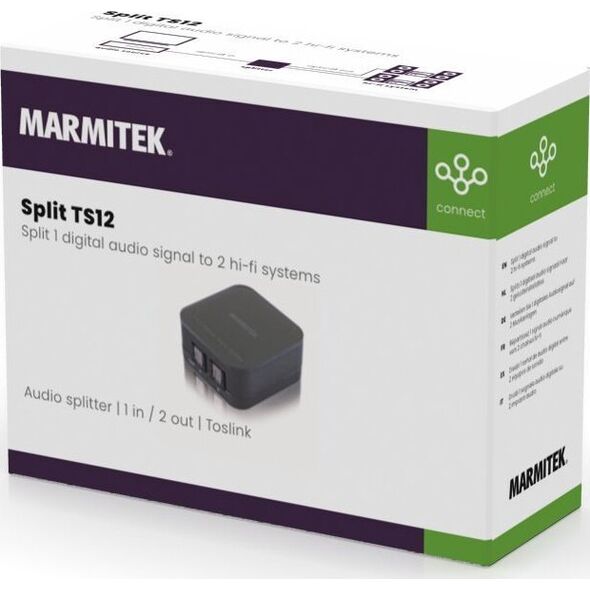 Marmitek Marmitek Split TS12 Audio Splitter 1 in/2 out