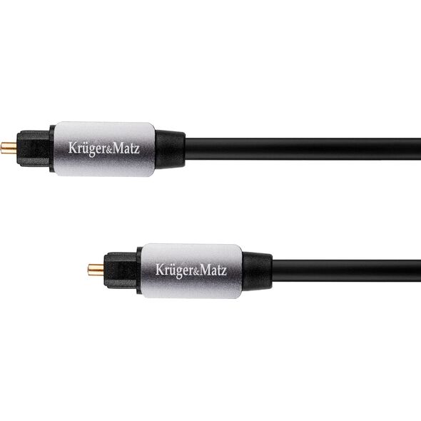 Kabel Kruger&Matz Toslink - Toslink 1m czarny (KM0319)