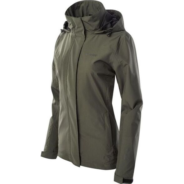 HiTech Damska kurtka przejściowa Hi-Tec Lady Harriet jacket wiosenno-jesienna ciemnozielona rozmiar M
