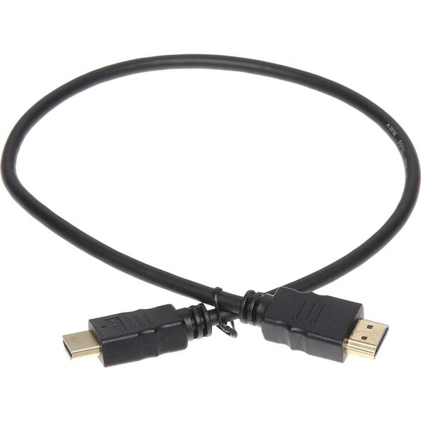 Kabel HDMI - HDMI 0.5m czarny (HDMI-0.5)