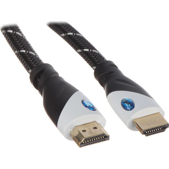 Kabel HDMI - HDMI 1.5m srebrny (HDMI-1.5-PP)