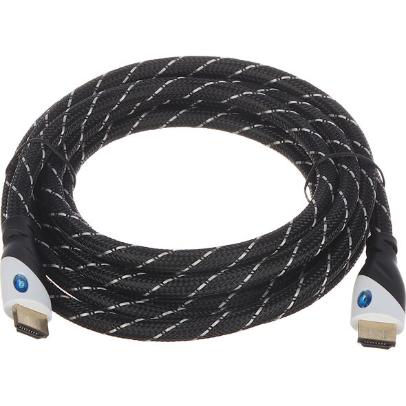 Kabel HDMI - HDMI 3m srebrny (HDMI-3.0-PP)
