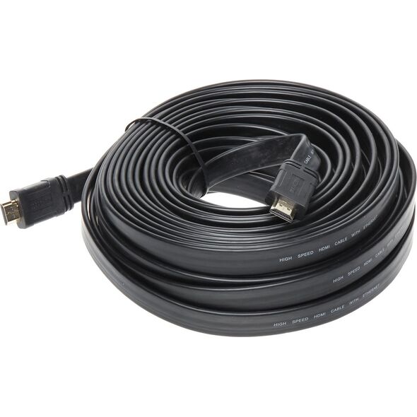 Kabel HDMI - HDMI 15m czarny (HDMI-15-FL)