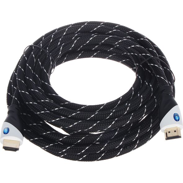 Kabel HDMI - HDMI 5m srebrny (HDMI-5.0-PP)