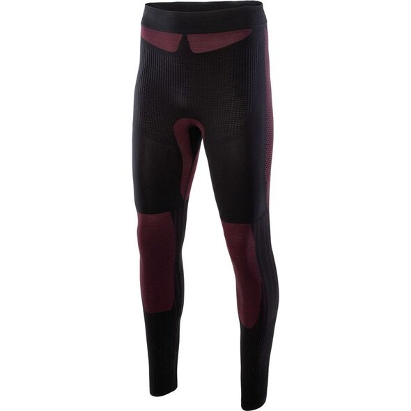 Hi-Tec Bielizna termoaktywna męskie spodnie kalesony Hino Bottom czarno-czerwone rozmiar: M/L
