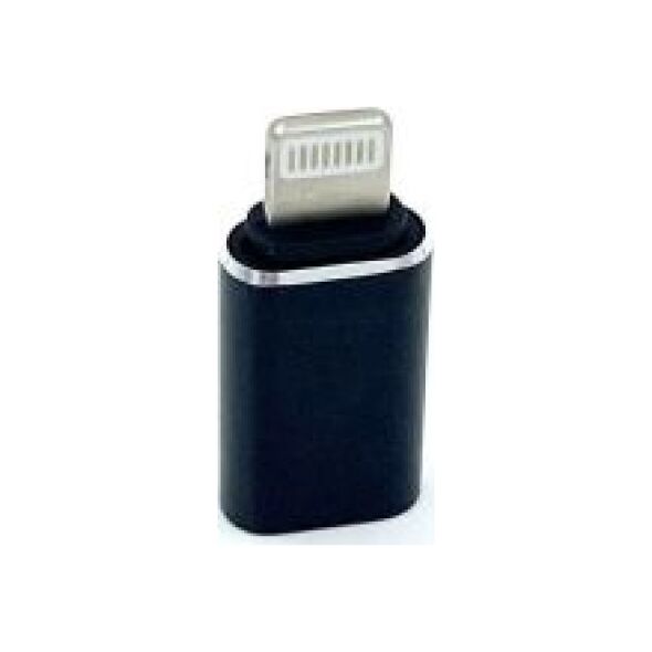 Adapter USB MaxLife  Lightning - USB-C Czarny  (8_2273671)