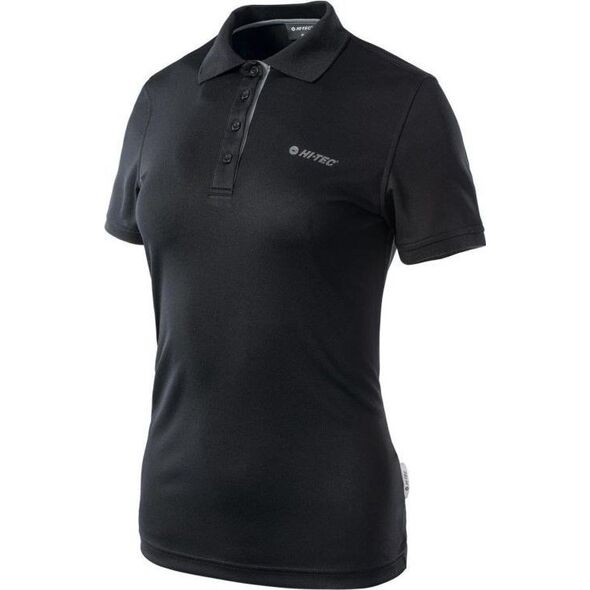 Hi-Tec POLO T-SHIRT LADY SITE BLACK/SILVER M