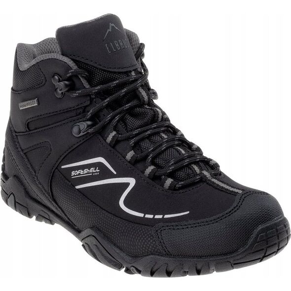 Elbrus BUTY WYSOKIE MAASH MID WP TEEN BLACK/DARK GREY 38