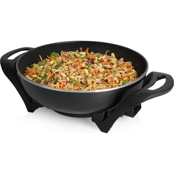 Tristar Patelnia typu WOK elektryczna PZ-9130, 1500 W, 4,5 L, czarna