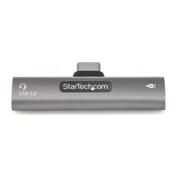 Adapter USB StarTech USB-C - USB-C x2 Srebrny  (CDP2CAPDM)