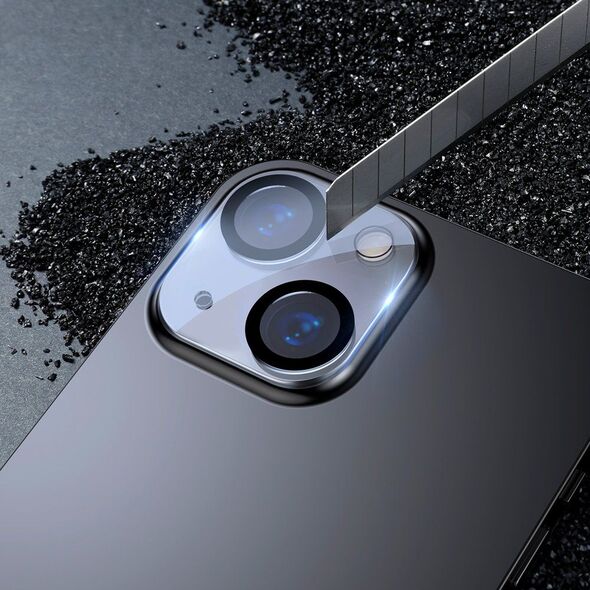 Baseus Baseus szkło hartowane na cały aparat Apple iPhone 13/13 mini [2 PACK]