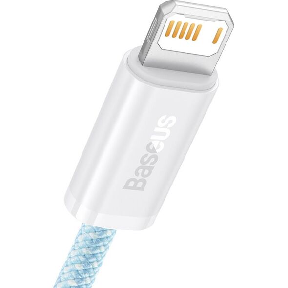 Kabel USB Baseus USB-A - Lightning 1 m Turkusowy (BSU3007BLU)