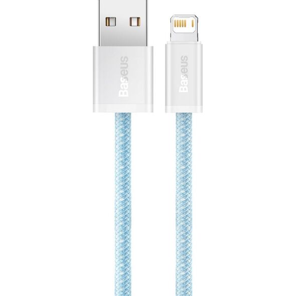 Kabel USB Baseus USB-A - Lightning 1 m Turkusowy (BSU3007BLU)