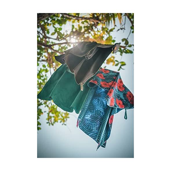 Lifeventure Recycled SoftFibre Trek Towel, Teal, Extra Large