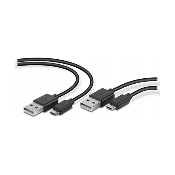 Speedlink STREAM Play & Charge USB Cable Set - for PS4, black