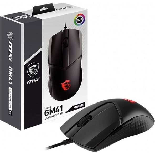 Mysz MSI Clutch GM41 Lightweight V2  (S12-0400D20-C54)