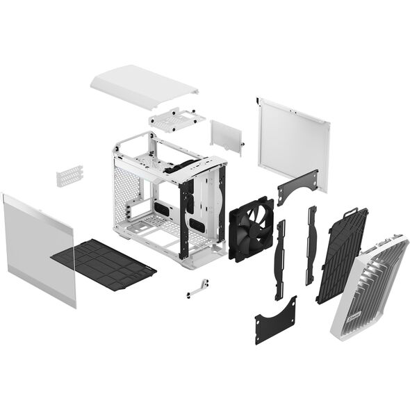 Obudowa Fractal Design Torrent Nano Biała TG Clear Tint (FD-C-TOR1N-03)