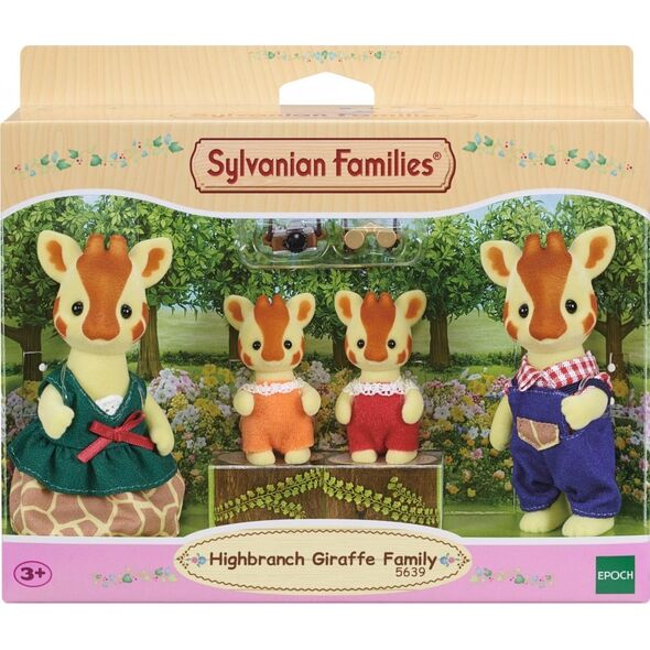 Figurka Epoch SYLVANIAN Rodzina żyraf z długą szyją 5639
