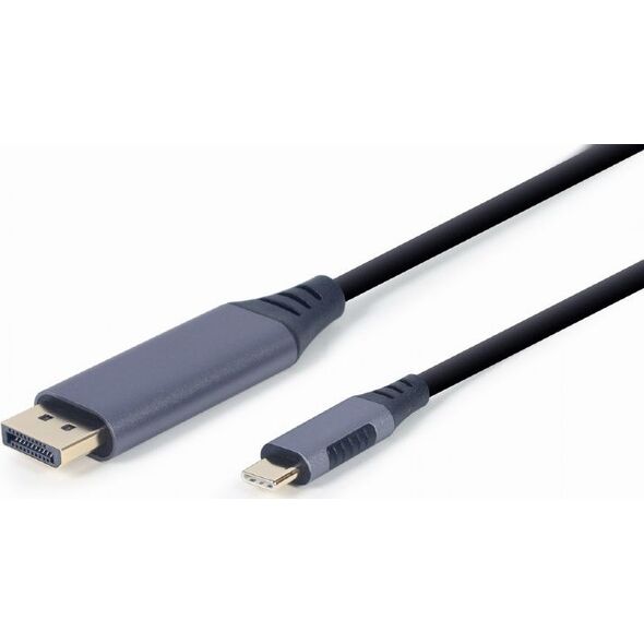 Kabel USB Gembird USB-C - DisplayPort 1.8 m Szary (CC-USB3C-DPF-01-6)