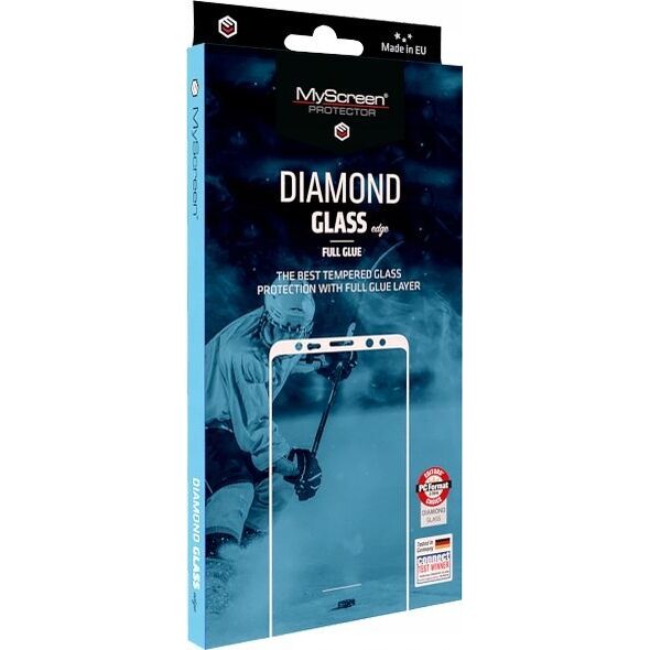 MyScreen Protector Samsung Galaxy A71 5G - Szkło hartowane na lekko zaokrąglone ekrany DIAMOND GLASS LITE edge FULL GLUE