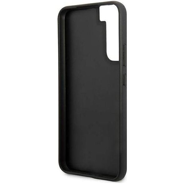 Guess Etui Guess GUHCS22SG4GFGR Samsung Galaxy S22 szary/grey hard case 4G Metal Gold Logo