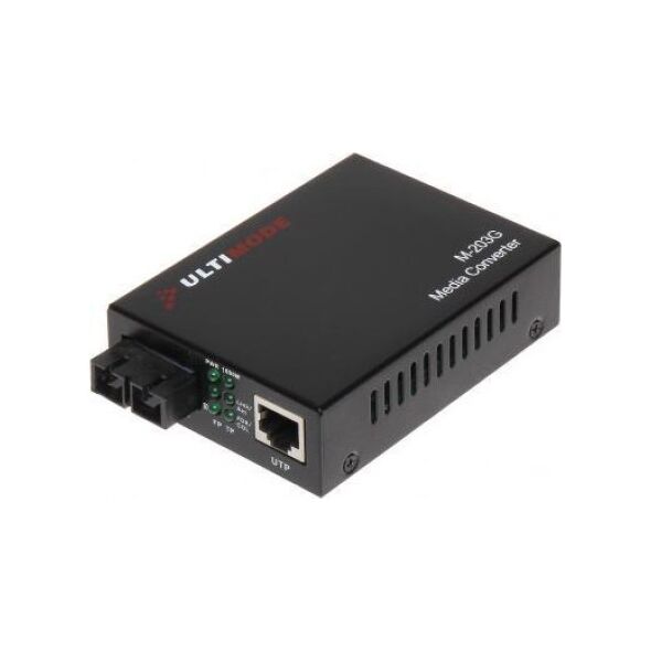 Konwerter światłowodowy Ultimode MEDIA KONWERTER JEDNOMODOWY M-203G ULTIMODE