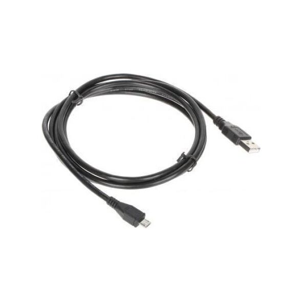 Kabel USB USB-A - microUSB 1.8 m Czarny (USB-W-MICRO/USB-1.8M)