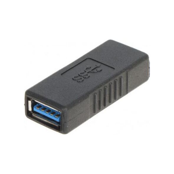 Adapter USB USB - USB Czarny  (USB3.0-GG)