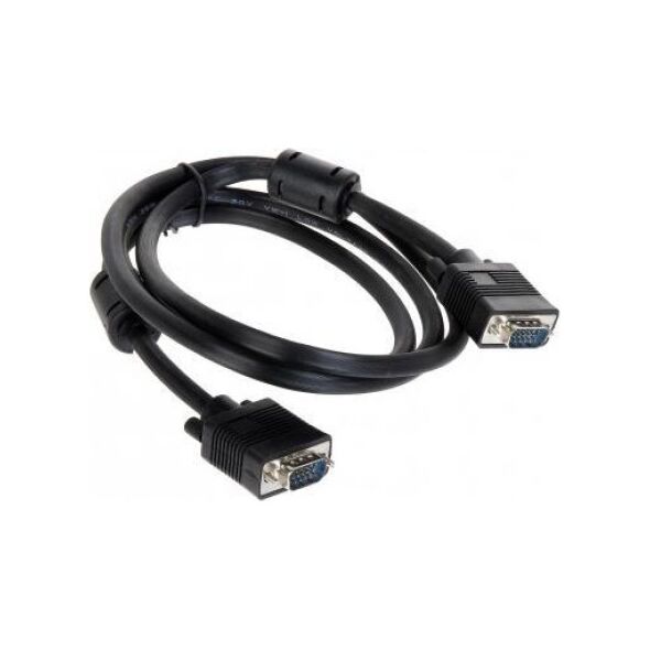 Kabel D-Sub (VGA) - D-Sub (VGA) 1.5m czarny (VGA-1.5-WW/F)