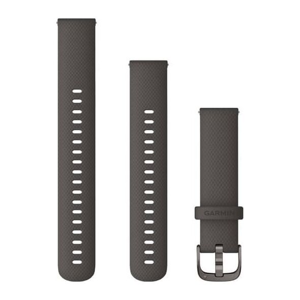 Garmin Pasek silikonowy na nadgarstek Quick Release 18 (grafitowy / łupkowa sprzączka) (010-12932-0E)