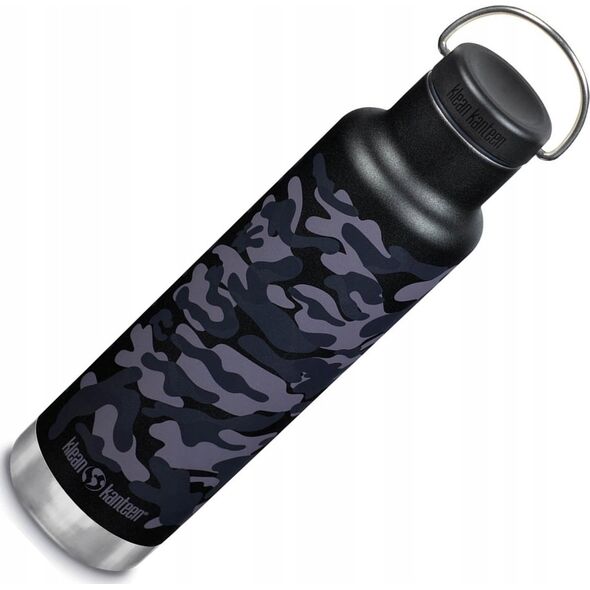 Klean Kanteen Kanteen Classic VI (Loop Cap), 592ml/20oz, Black Camo