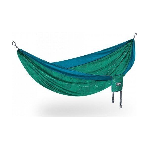 Eno DoubleNest Print - Giving Back, Topo PCT/ Teal
