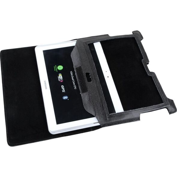 Etui na tablet Quer Etui czarne dedykowane do Samsung Galaxy Tab P5100 (skóra naturalna)