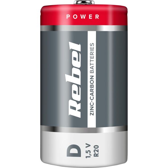 Rebel Bateria Greencell D / R20 2 szt.
