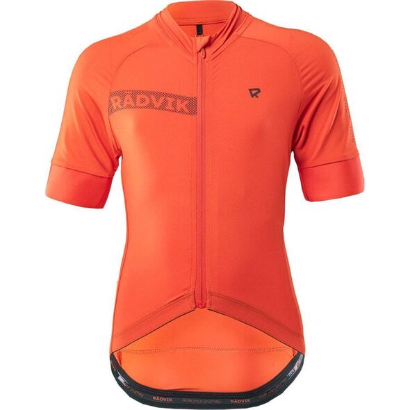 Radvik Koszulka rowerowa dziecięca Radvik Bravo Jrb pomarańczowa rozmiar 158