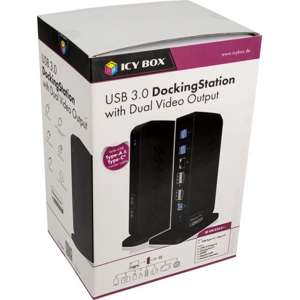 Stacja/replikator Icy Box USB-C (IB-DK2252AC)